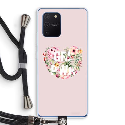 GRL PWR Flower: Samsung Galaxy Note 10 Lite Transparant Hoesje met koord