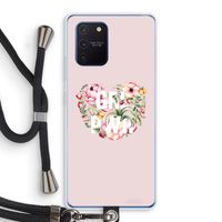 GRL PWR Flower: Samsung Galaxy Note 10 Lite Transparant Hoesje met koord