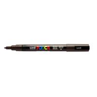 Paintmarker uni posca pc3m f donkerbruin | 6 stuks