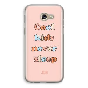 Cool Kids Never Sleep: Samsung Galaxy A5 (2017) Transparant Hoesje