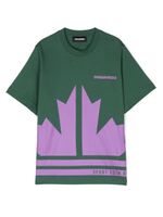 DSQUARED2 KIDS t-shirt en coton à logo imprimé - Vert - thumbnail