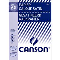 Kalkpapier canson 10vel 90gr a3 doorschijnend
