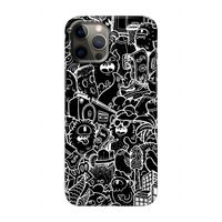 Vexx Black City : Volledig geprint iPhone 12 Hoesje