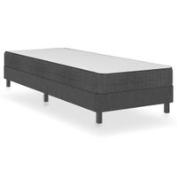 Boxspringframe stof grijs 90x200 cm - thumbnail