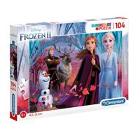 Clementoni Disney Frozen 2 Supercolor Puzzel 104 Stukjes - thumbnail