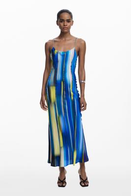 Gecombineerde jurk - BLUE - XL