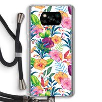 Tropisch 2: Xiaomi Poco X3 NFC Transparant Hoesje met koord
