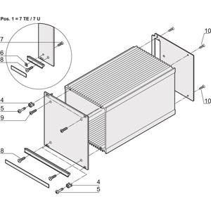 nVent SCHROFF 21100105 19 inch Montagemateriaal