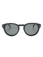 Eyewear by David Beckham lunettes de vue rondes à plaque logo - Noir