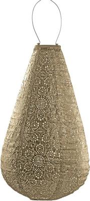 Lumiz solar lampion Fiore 28 cm goud