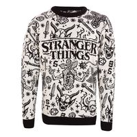 Stranger Things Sweatshirt Christmas Jumper Collage Size S