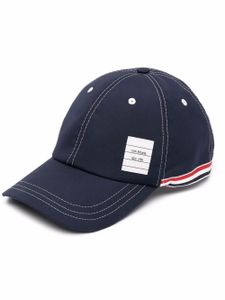 Thom Browne casquette à 4 bandes signature - Bleu