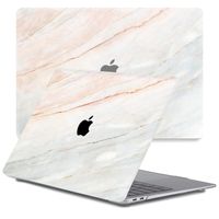 Lunso MacBook Air 13 inch (2018-2019) cover hoes - case - Marble Aiden