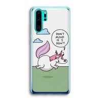 Unicorn: Huawei P30 Pro Transparant Hoesje