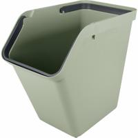 Sunware Sigma Home sorteer bak - afvalbak - groen - stapelbaar - 40L - 49 x 27 x 45 cm