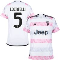 Juventus Authentic Heat.RDY Shirt Uit 2023-2024 + Locatelli 5 - thumbnail