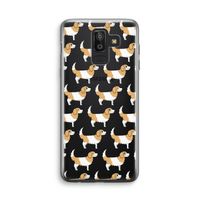 Doggy: Samsung Galaxy J8 (2018) Transparant Hoesje Doggy: Samsung Galaxy J8 (2018) Transparant Hoesje