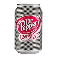 Dr. Pepper Zero 330 ml. / tray 24 blikken (+ Nederlands statiegeld) - thumbnail