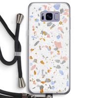 Terrazzo N°8: Samsung Galaxy S8 Transparant Hoesje met koord