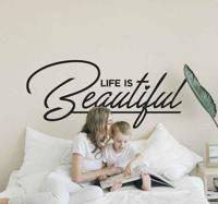 Tekst Sticker Life is Beautiful - thumbnail