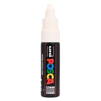 Uni Posca verfmarker 7m wit - conische punt 4,5mm