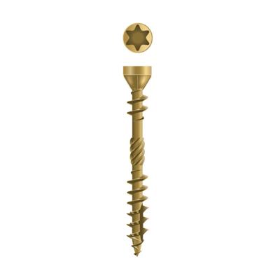 Dynaplus vlonderschroef [200x] - AR-BRONZE XTREME - platkop-60° - TX-25 - 5.0x80/42mm