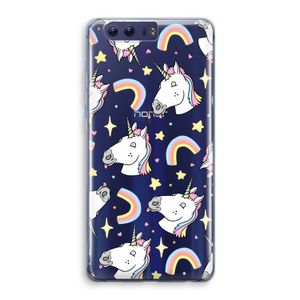 Rainbow Unicorn: Honor 9 Transparant Hoesje