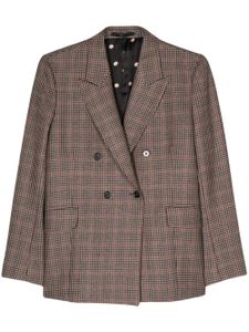 Paul Smith blazer en laine à motif pied-de-poule - Violet