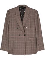 Paul Smith blazer en laine à motif pied-de-poule - Violet