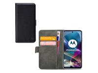 Mobilize Mobilize Classic Gelly Wallet Book Case Motorola Moto G200 5G Black