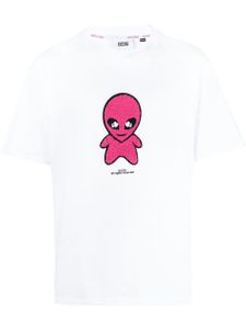 GCDS t-shirt à logo imprimé - Blanc