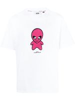 GCDS t-shirt à logo imprimé - Blanc