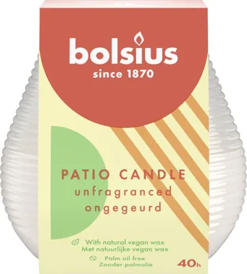 Bolsius buitenkaars wit