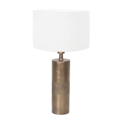 Steinhauer Chique schemerlampBassiste R met witte linnen kap - 3421BR