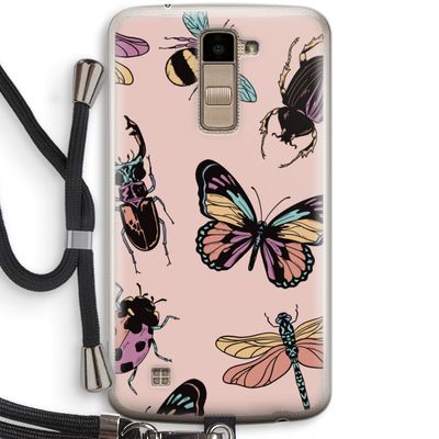 Tiny Bugs: LG K10 (2016) Transparant Hoesje met koord