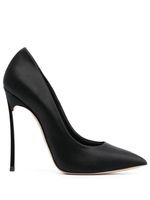 Casadei Blade Twenties 120mm satin pumps - Noir