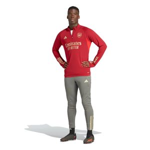 adidas Arsenal Trainingspak 1/4-Zip 2023-2024 Donkerrood Grijs Goud