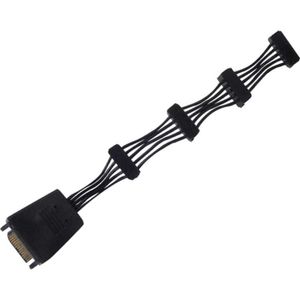 SilverStone SST-CP06-E4, 1x 15-Pin-SATA > 4x 15-Pin-SATA kabel