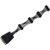 SilverStone SST-CP06-E4, 1x 15-Pin-SATA > 4x 15-Pin-SATA kabel - thumbnail