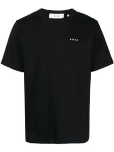 Róhe logo-embroidered cotton T-shirt - Noir