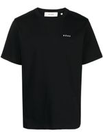 Róhe logo-embroidered cotton T-shirt - Noir - thumbnail