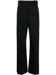 Valentino Garavani pantalon en laine à coupe droite - Noir