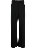 Valentino Garavani pantalon en laine à coupe droite - Noir