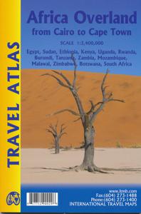 Wegenatlas Travel Atlas Afrika Africa Overland: Cairo to Cape Town | I