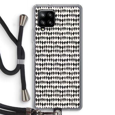 Crazy shapes: Samsung Galaxy A42 5G Transparant Hoesje met koord