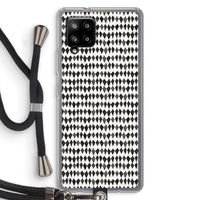 Crazy shapes: Samsung Galaxy A42 5G Transparant Hoesje met koord