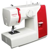 Veritas Naaimachine met vrije arm Marie Wit, Rood Veritas Naaimachine met vrije arm Marie Wit, Rood