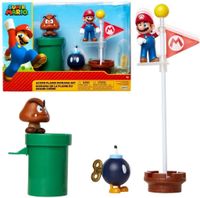 Super Mario Action Figure Set - Acorn Plains Diorama
