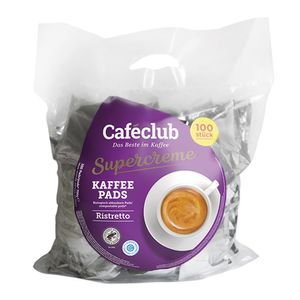 Caféclub - Supercreme Koffiepads Ristretto - 100 Pads