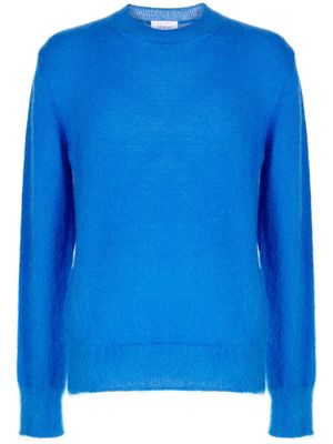 Off-White pull à motif Arrows en intarsia - Bleu